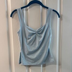 SHEIN Light Blue Ruched Camisole